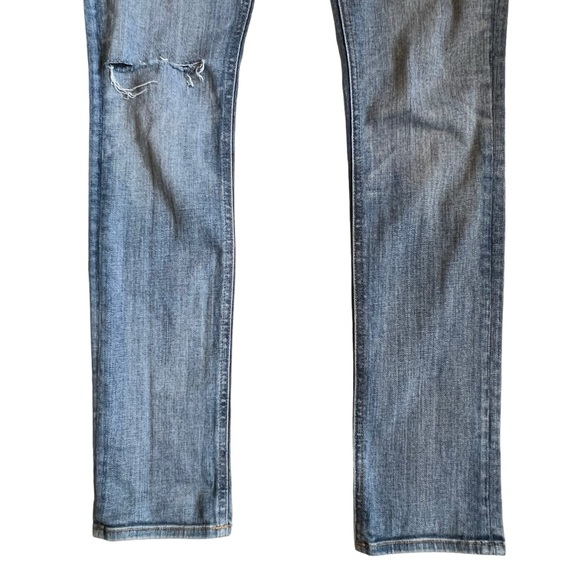 Rag & Bone Women’s Sz 28 Mid Rise Skinny Distressed Denim Jeans - Picture 4 of 12